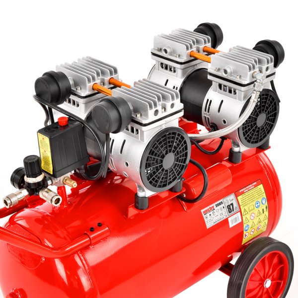 HECHT 2089 dvoupístový bezolejový kompresor s nádobou 50l Obrázek