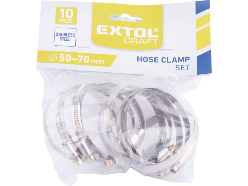 EXTOL CRAFT 70508 spony hadicové 50-70mm 10ks pro hadici 2"