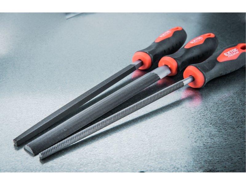 EXTOL PREMIUM 8803611 sada pilníků dílenských 200mm sek 2, 5ks Obrázek