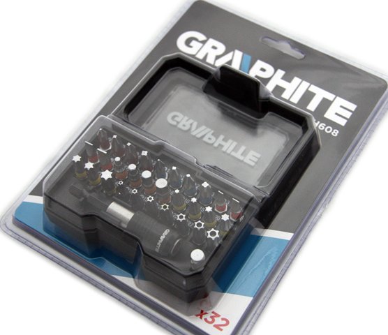 GRAPHITE 56H608 sada bitů Ph, PZ, TRX, PL, HEX - 32ks Obrázek