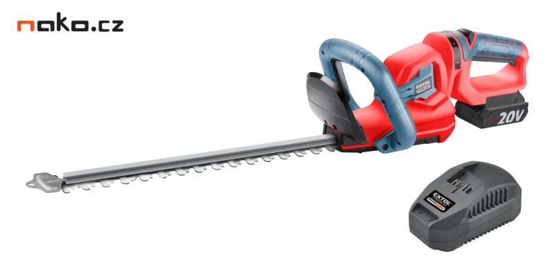 EXTOL PREMIUM 8891932 aku nůžky na živé ploty SHARE20V, 2Ah