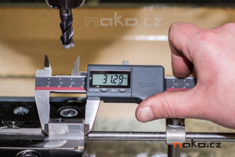 KINEX Absolute zero 6040-25-200 digitální posuvné měřítko do vlhkého prostředí 200mm Obrázek