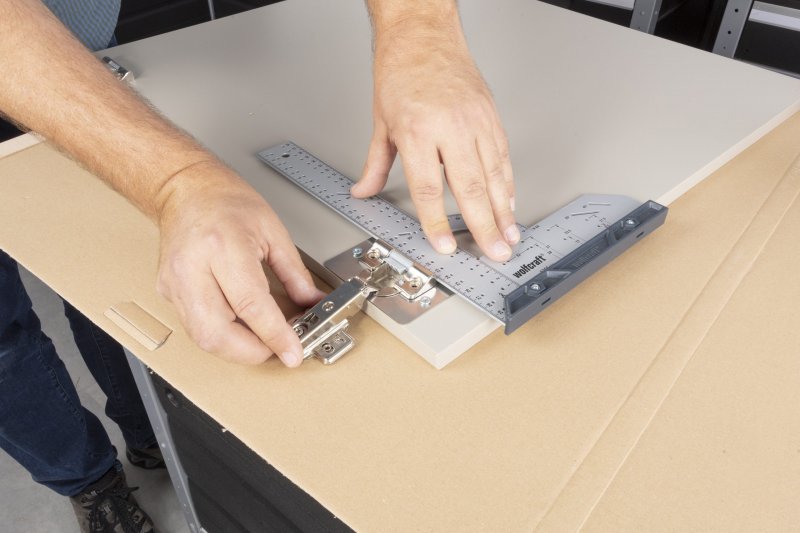 WOLFCRAFT 4658000 sada na opravu pantů – montážní desky Obrázek