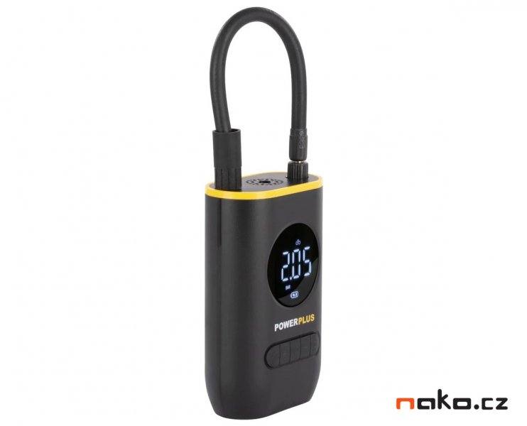 POWERPLUS POWX1710 aku kompresor 10bar 8V LiIon 2Ah Obrázek
