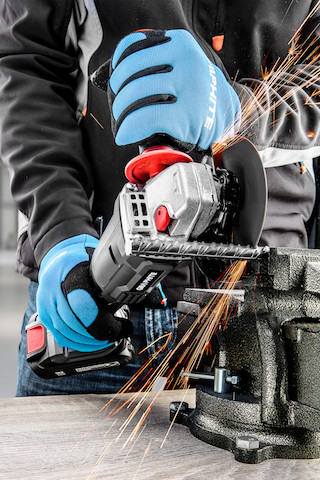 GRAPHITE ENERGY+ 58G003 aku úhlová bruska bez baterie, 115mm Obrázek