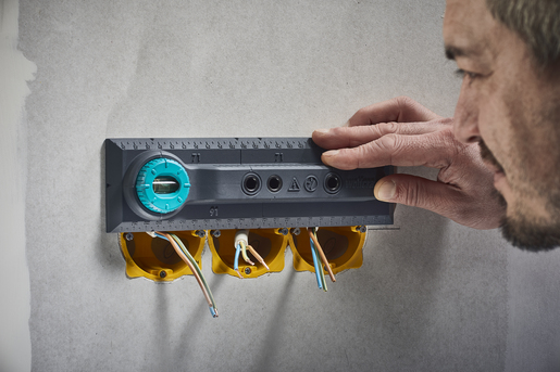 WOLFCRAFT 5976000 vrtací šablona pro elektrikáře Obrázek