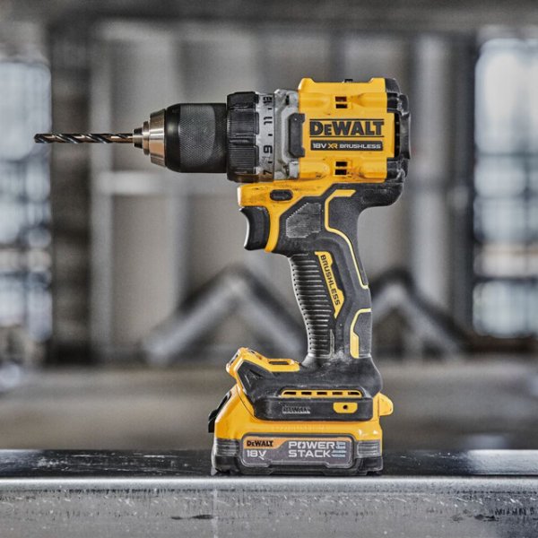 DeWALT DCD800E2T (2x aku PowerStack) bezuhlíková aku vrtačka - 90 Nm Obrázek