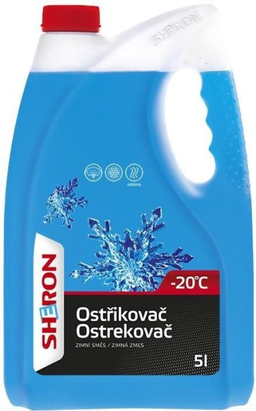 SHERON nemrznoucí kapalina do ostřikovačů -zimní směs -20°C 5l