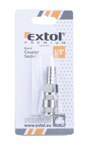 EXTOL PREMIUM 8865120 rychlospojka vzduchová se vsuvkou 13mm 1/2" do hadice