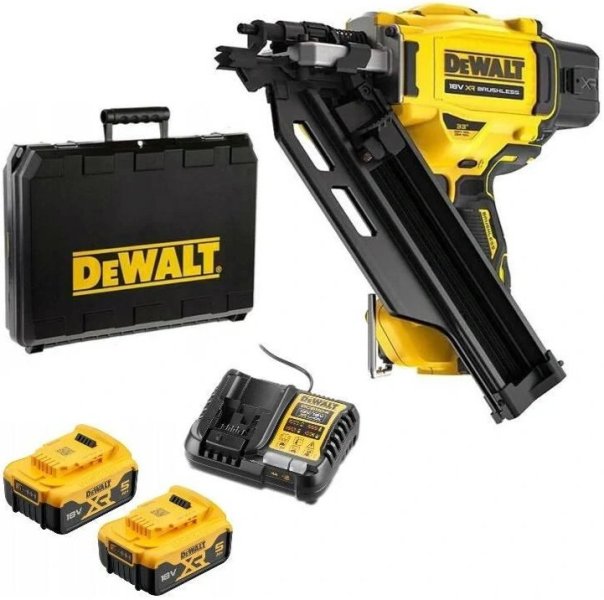 DeWALT DCN930P2 tesařská aku hřebíkovačka 90mm 18V XR LiIon 2x5,0Ah