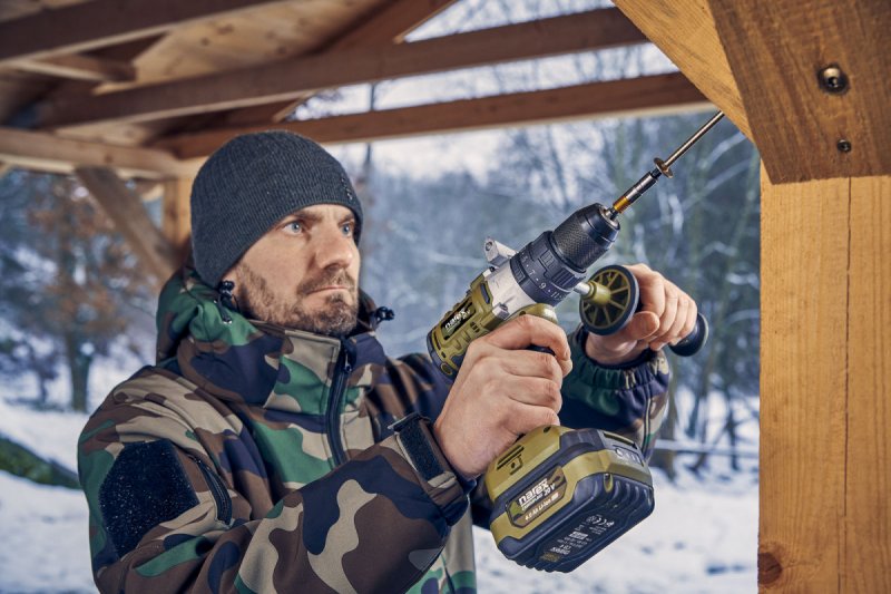 NAREX CSP 13-2 Basic (verze bez aku) příklepová aku vrtačka Camouflage 20V Obrázek