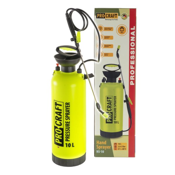 PROCRAFT HS-10 postřikovač tlakový ruční 10 lit.