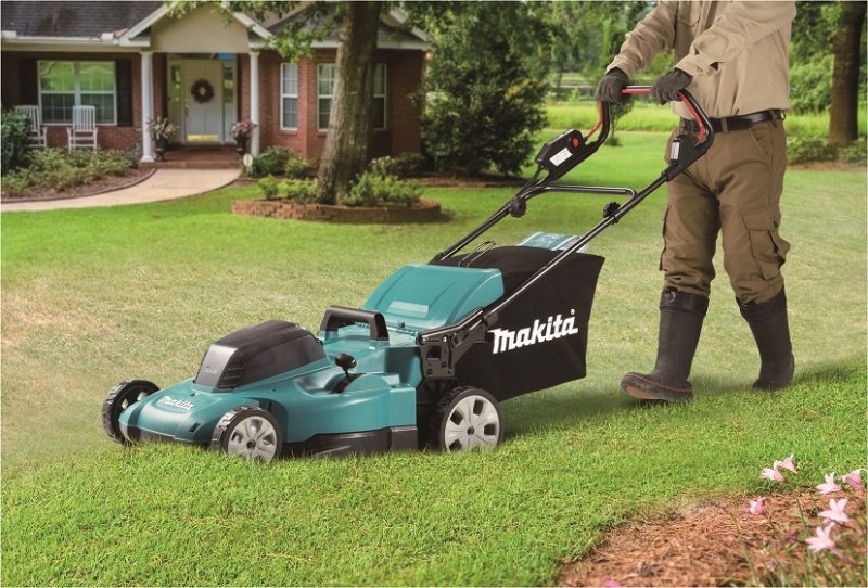 MAKITA DLM538Z akumulátorová travní sekačka LXT LiIon 2x18V, bez akumulátoru Obrázek