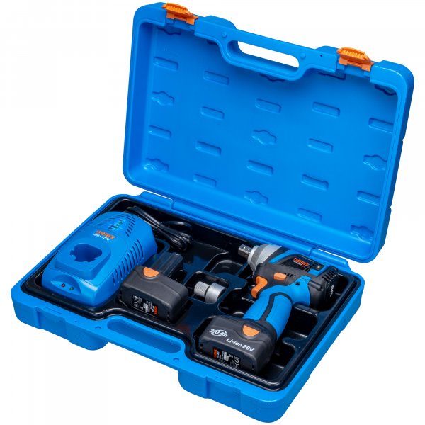 NAREX ASR 203-3SB (2x3Ah) 1/2" bezuhlíkový aku rázový utahovák s regulací Obrázek