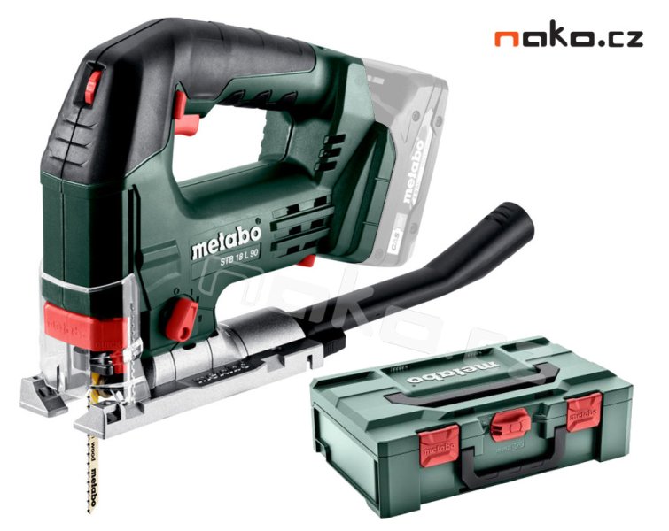 METABO STB 18 L 90 aku přímočará pila 18V LiIon bez aku, metaBOX, 601048840 Obrázek