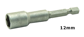 HONITON HW960-65-12 šestihranná nástrčná hlavice 12mm s magnetem, 1/4" 65mm