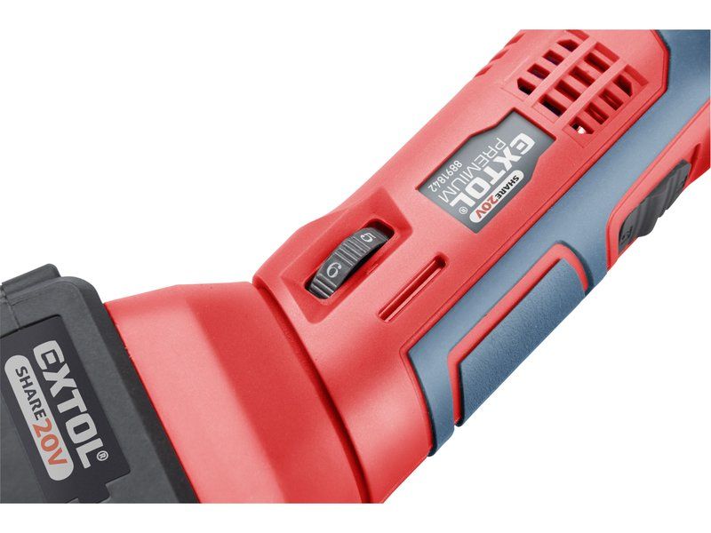 EXTOL PREMIUM 8891842 multifunkční oscilační aku bruska SHARE 20V LiIon 20V/2,0Ah Obrázek
