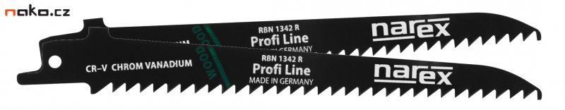 NAREX RBN 1342 R pilovýlist 150x4,2mm do ocasky na dřevo CR-V 2ks 65405879