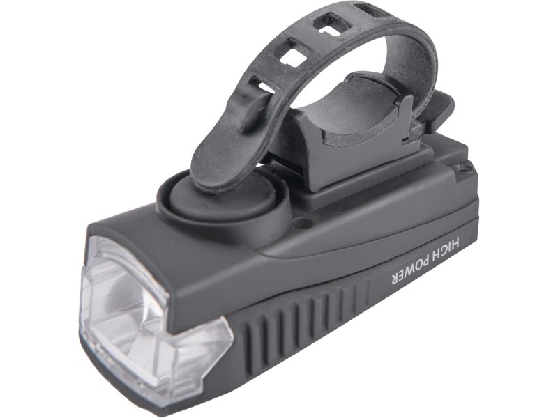 EXTOL LIGHT 43137 LED nabíjecí světlo na kolo s klaksonem, 350lm,USB,5W,3.7V,LiIon 1,2Ah Obrázek