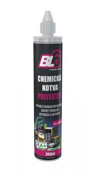 BL6 chemická kotva polyester kartuše 300ml BL010602-30000