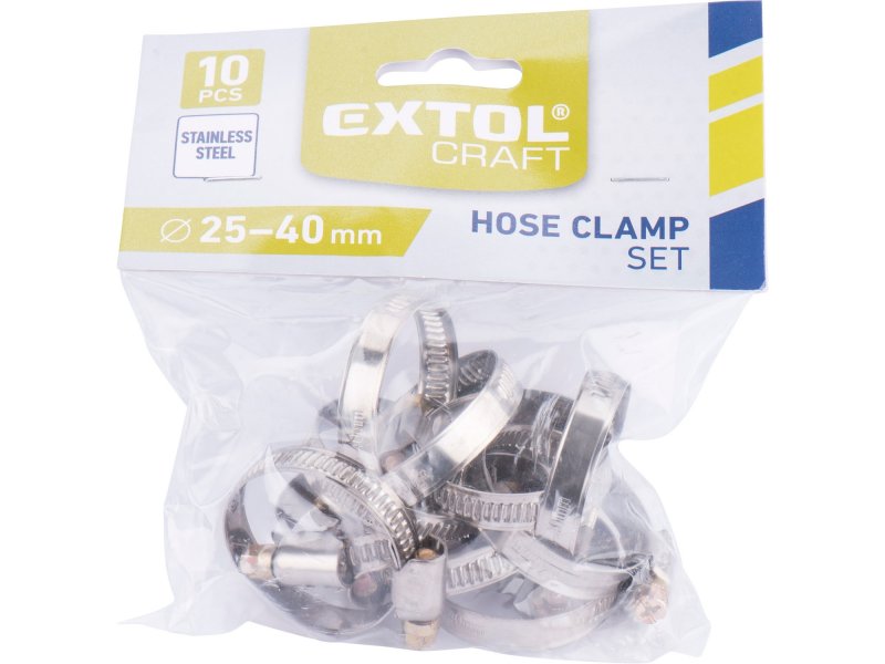 EXTOL CRAFT 70505 spony hadicové 25-40mm 10ks pro hadici 1" Obrázek
