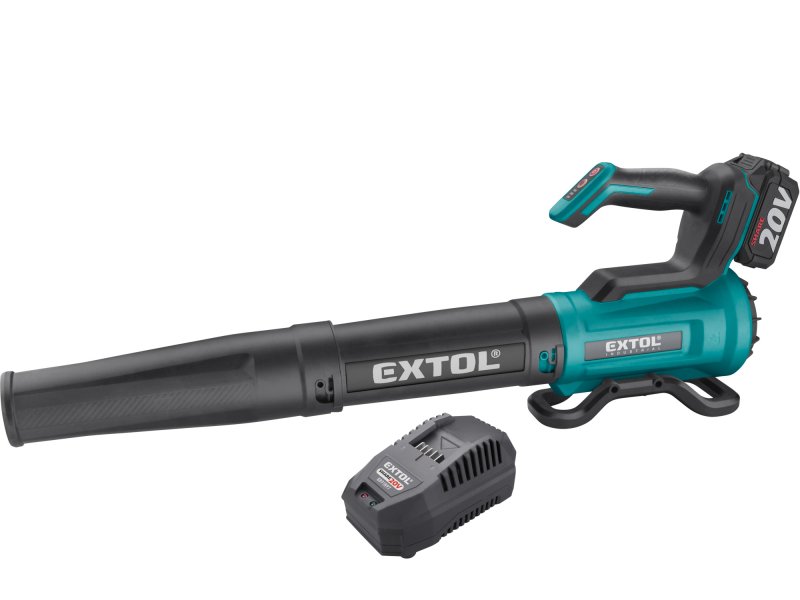EXTOL INDUSTRIAL 8791906 aku fukar na listí bezuhlíkový SHARE20V LiIon 4Ah