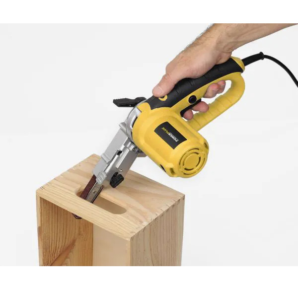 POWERPLUS POWX139 elektrický pásový pilník 13 x 457mm 400W Obrázek