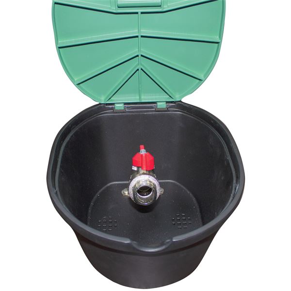 RainWorks RW-15RND Valve šachtice oválná s 3/4" ventilkem Obrázek