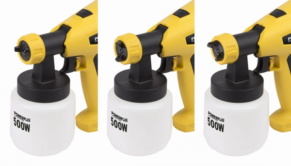 POWERPLUS POWX354 elektrická stříkací pistole 500W Obrázek