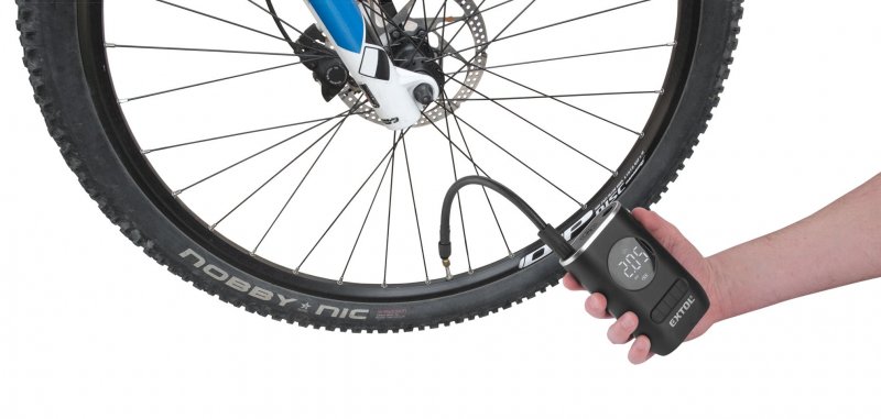 EXTOL PREMIUM 8891511 cestovní aku kompresor 10,8 bar USB nabíjení Obrázek