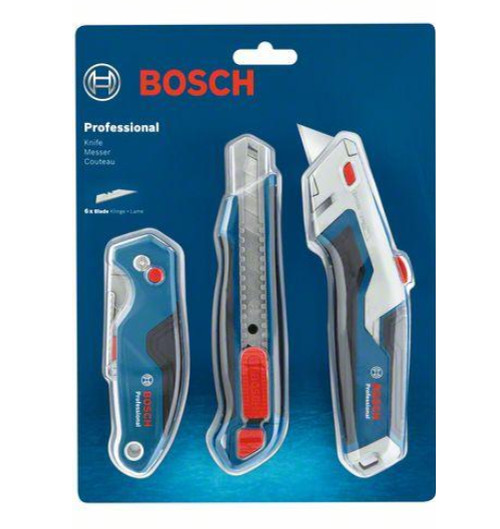 BOSCH sada pracovních nožů Professional (3 ks) Obrázek