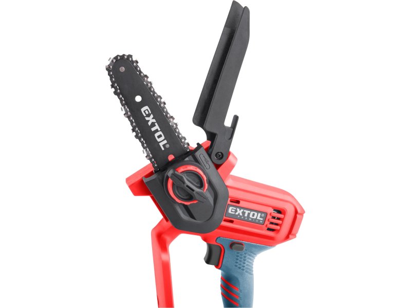 EXTOL PREMIUM 8891922 jednoruční aku řetězová pila 12cm SHARE 20V LiIon 2Ah Obrázek