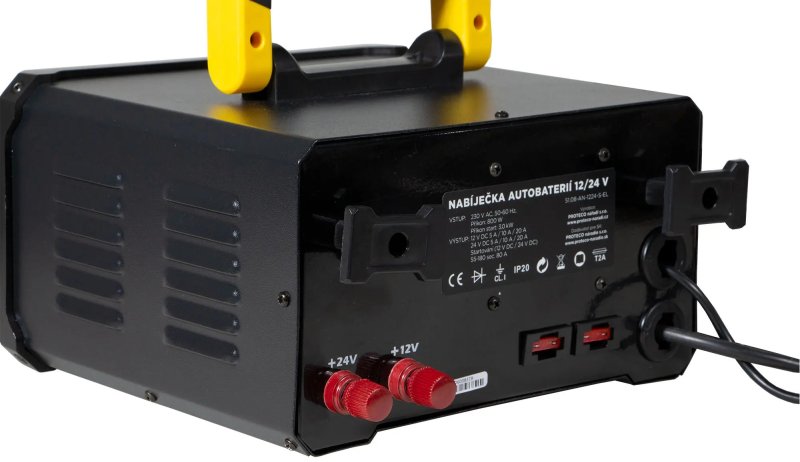 PROTECO MAX-15 nabíječka auto a moto baterií 12/24V se startem 51.08-AN-1224-S-EL Obrázek
