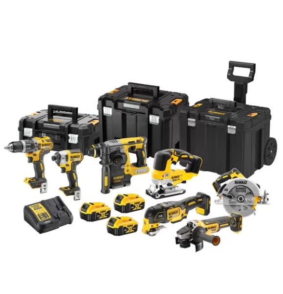 DeWALT DCK755P3T aku bezuhlíková combo sada nářadí 18V 3x 5Ah XR