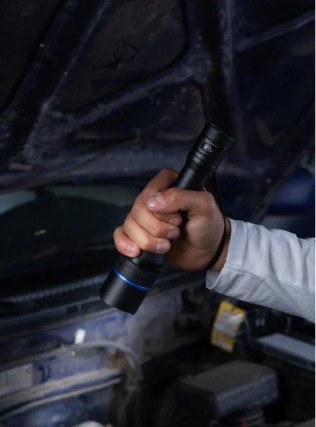 HOGERT HT1E414 svítilna ruční nabíjecí 1000 lm LED 2Ah USB-C Obrázek