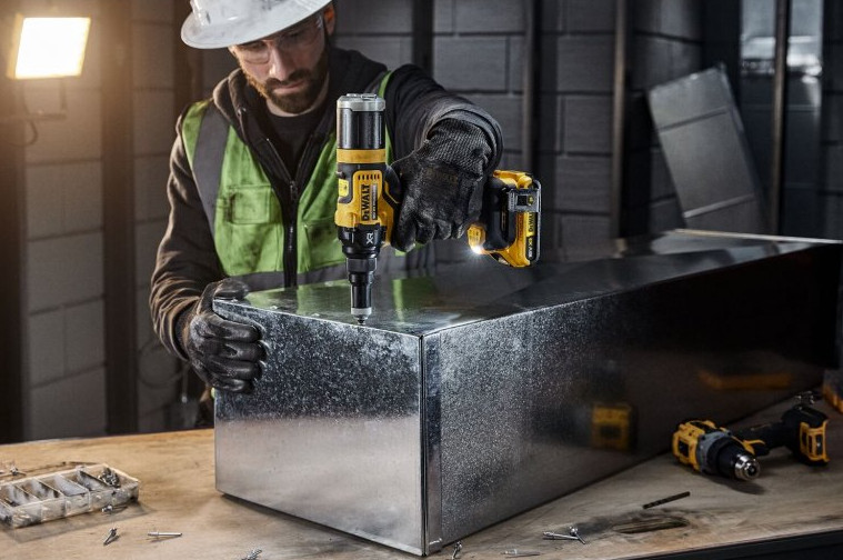 DeWALT DCF403NT aku nýtovačka 18V (bez aku) pro nýty do 4.8 mm Obrázek