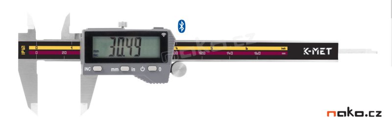 K-MET ICONIC Labo 6041-97-300 digitální posuvné měřítko 300mm, Bluetooth, IP67