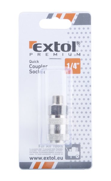 EXTOL PREMIUM 8865111 rychlospojka vzduchová s G 1/4" vnějším závitem Obrázek