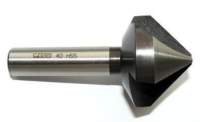 CZTOOL záhlubník 90° pr. 16 mm tříbřitý HSS 221625.2