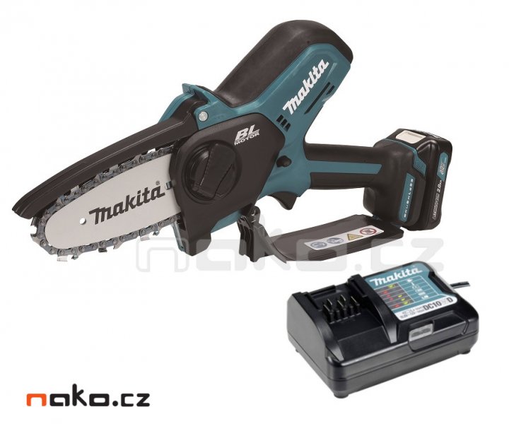 MAKITA UC100DWA01 jednoruční aku prořezávací řetězová pila 100mm LiIon 12V CXT 1x2Ah Obrázek