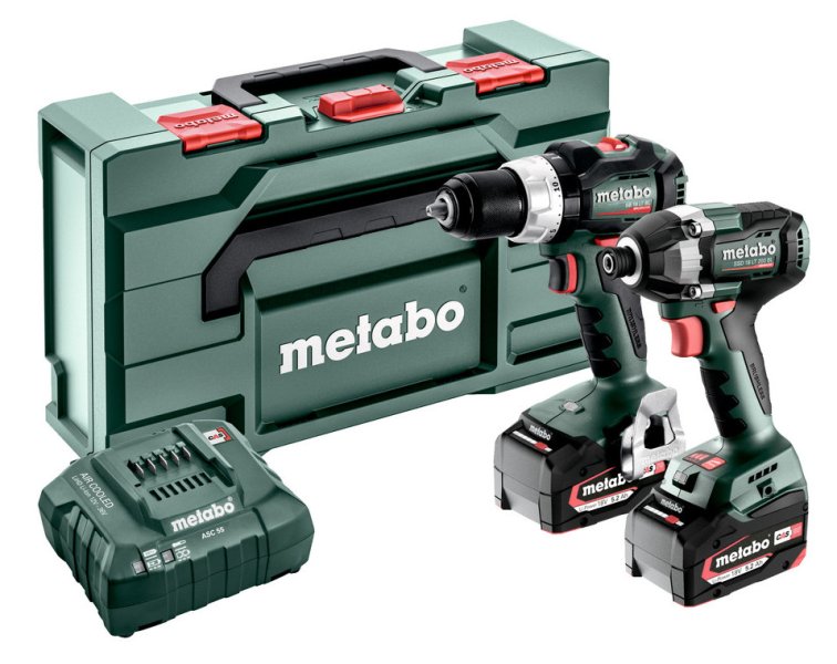 METABO COMBO SET 2.8.8 aku vrtačka SB 18 LT BL a utahovák SSD 18 LT 200 BL 2x5.2Ah, 685200
