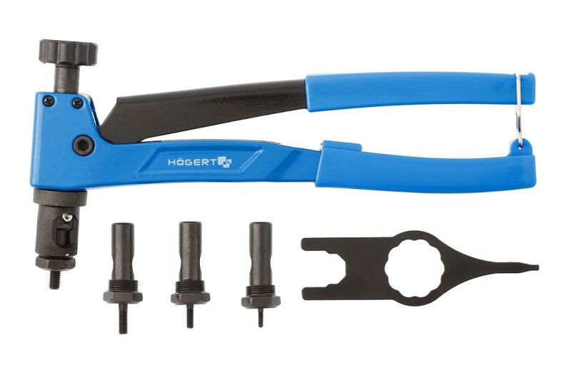 HOGERT HT2C180 nýtovací kleště na nýtovací matice M3-M6 Obrázek