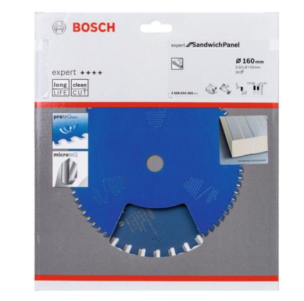 BOSCH 160x20mm Expert for Sandwich Panel (30Z) Obrázek