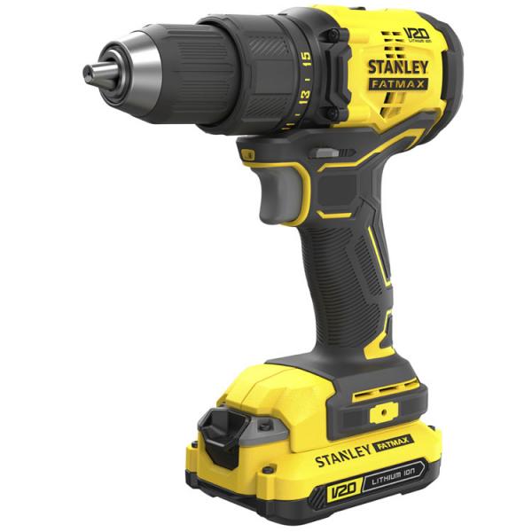 STANLEY FATMAX SFMCD710C2K-QW aku vrtačka 2x1,5Ah 18V LiIon V20 Obrázek