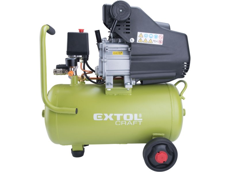 EXTOL CRAFT 418201 kompresor olejový pístový, 1100W 24l Obrázek