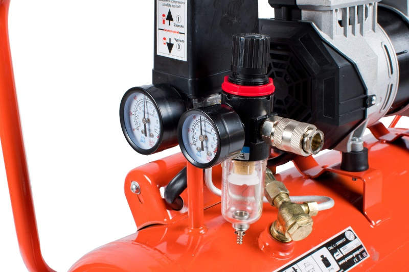 PROMA OLT-105/24 tichý dvoupístový bezolejový kompresor 25000137 Obrázek