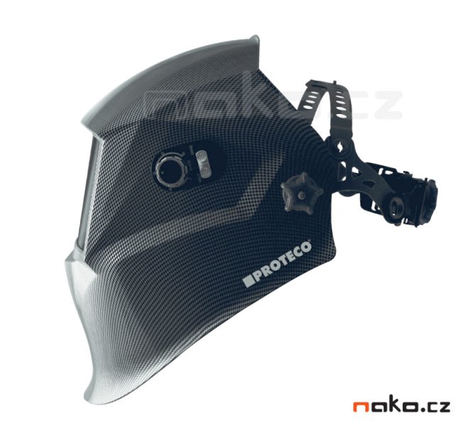 PROTECO P850RM-C kukla svářecí samostmívací s karbonovým povrchem Obrázek