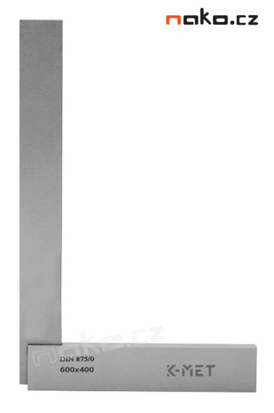 K-MET 4026-12-060 úhelník přesný příložný dílenský 600x400mm tř.př. 1 DIN 875 Obrázek