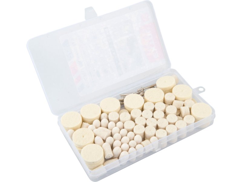 EXTOL CRAFT 903760 sada plstěných stopkových tělísek 120ks, průměr stopky 3,2mm Obrázek