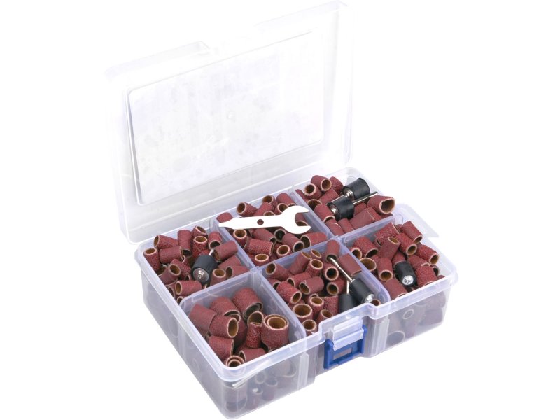 EXTOL PREMIUM  8803760 sada brusných válečků 350ks, průměr stopky 3,2mm